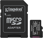 Kingston Micro SDXC Canvas Select Plus Gen3 512GB + SD adaptér