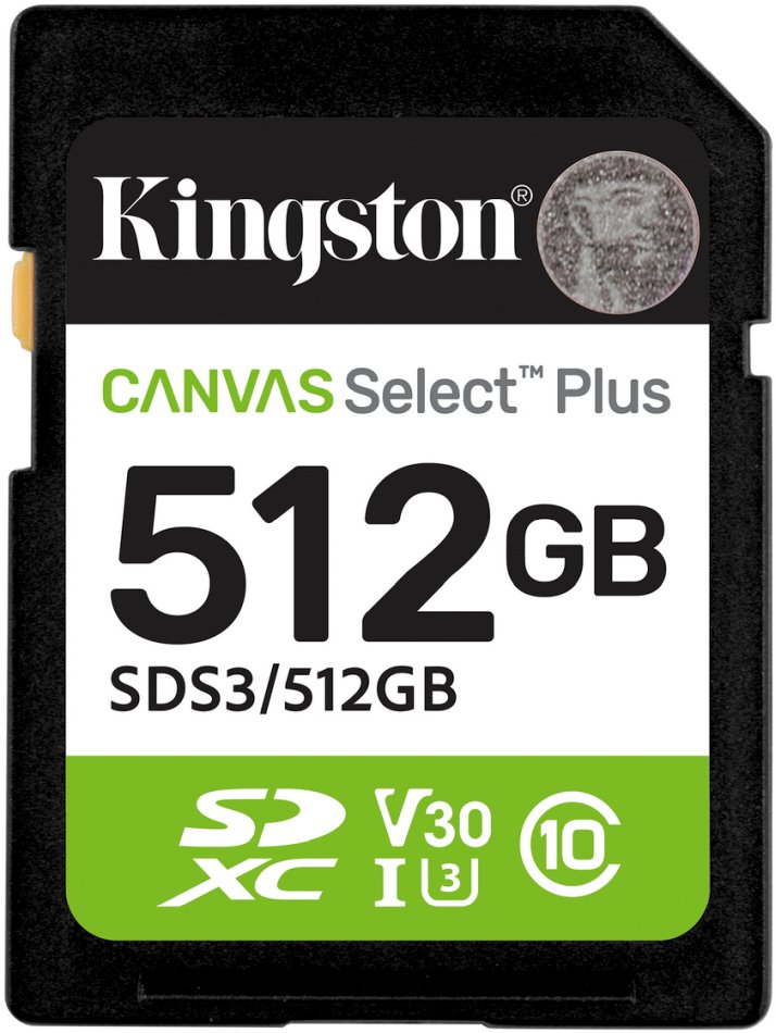 Kingston SDXC Canvas Select Plus 512GB