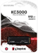 Kingston SSD KC3000, M.2, 512GB