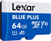 Lexar Micro SDXC 64GB BLUE PLUS
