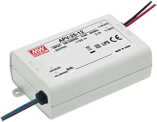 MEAN WELL APV-25-12 Napájecí zdroj pro LED, 25W, 12V