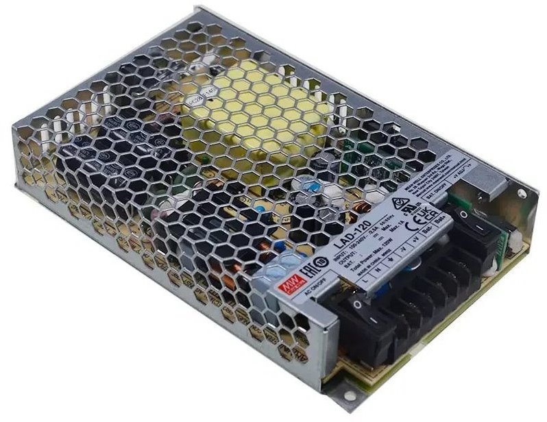 MEAN WELL LAD-120B Průmyslový zdroj se zálohováním, 120W, 27.6V