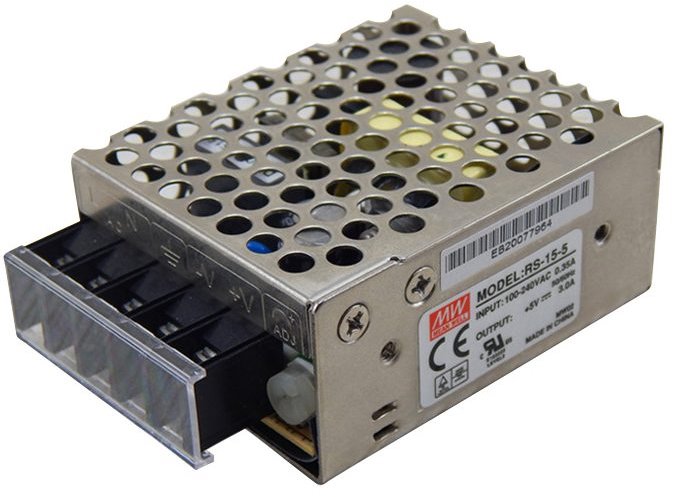 MEAN WELL RS-15-5 Průmyslový zdroj, 15W, 5V