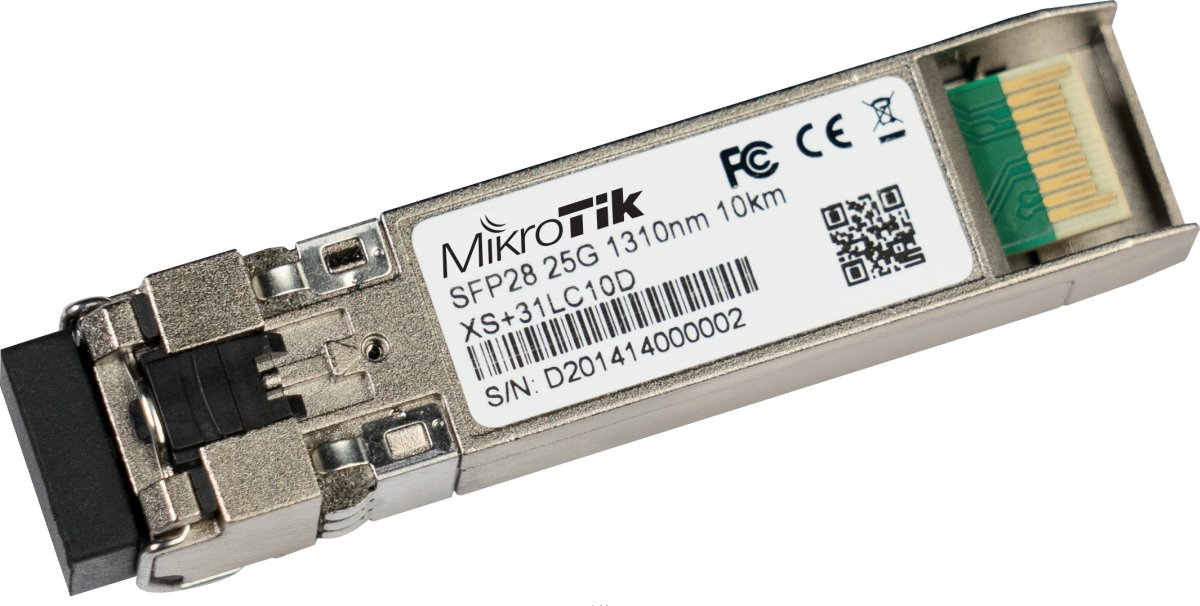 MikroTik 1/10/25G SFP/SFP+/SFP28 optický modul XS+31LC10D, SM, 10km, 1310nm