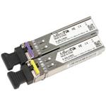 MikroTik 1G SFP pár optických modulů S-45/54LC80D, SM, 80km, 2 pack