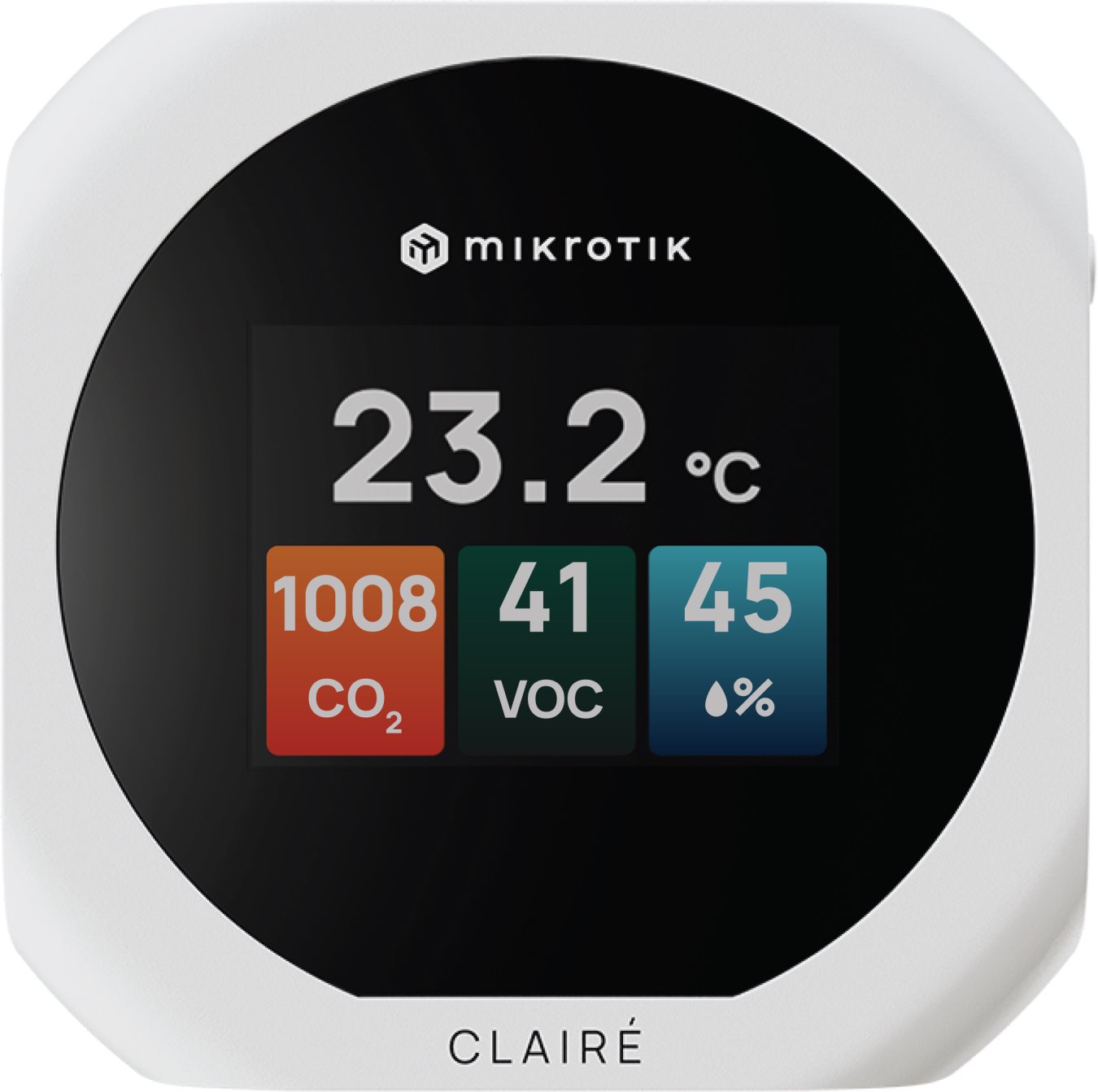 MikroTik CLAIRÉ Lite Multifunkční senzor kvality ovzduší, bílá