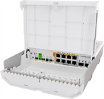 MikroTik Cloud Smart Switch CSS610-8P-2S+OUT, netPower Lite 8P
