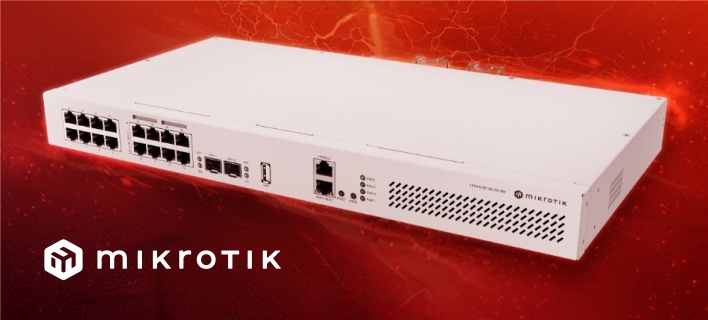 MikroTik CRS418: solidní výbava, PoE podpora a příjemná cena
