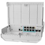 MikroTik CSS610-1Gi-7R-2S+OUT, netPower Lite 7R reverzní switch