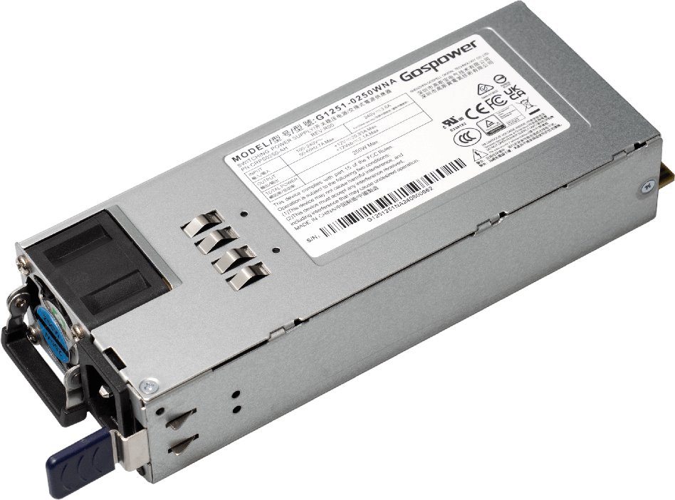 MikroTik G1251-0250WNA Hot Swap napájecí zdroj pro CRS812 DDQ, 250W