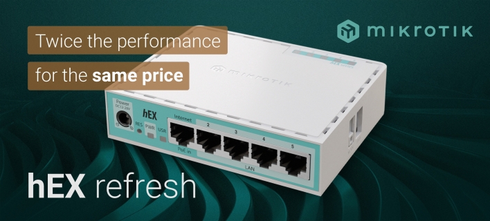 MikroTik hEX router refresh