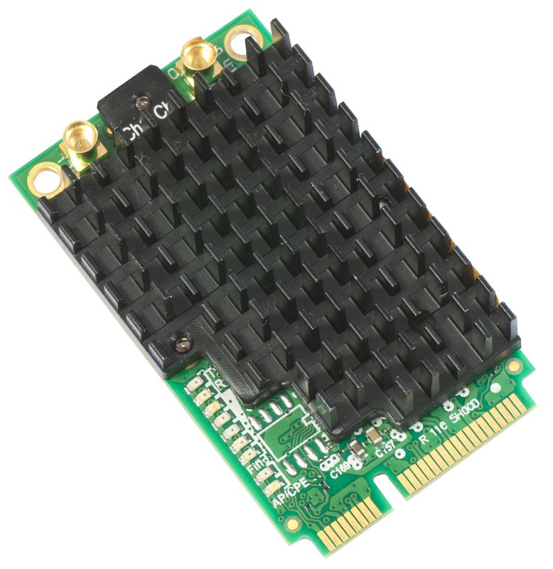 MikroTik R11e-5HacD miniPCI-e karta, 802.11ac, 2x MMCX