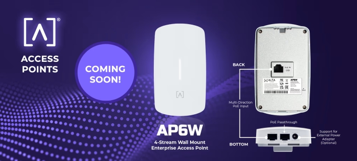 Nástěnný Wi-Fi 6 AP od Alta Labs již brzy