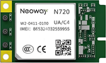 Neoway N720 mini PCIe LTE a GPS karta, 3x u.Fl