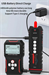 NOYAFA NF-859GS Tester síťových kabelů a VFL