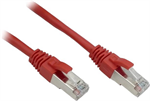 OEM FTP patch kabel, Cat5e, CCA, 0.3m, červený