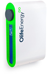 OlifeEnergy Double BOX, dobíjecí stanice s dvěmi zásuvkami bez kabelu, 2x 22kW