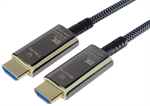 PremiumCord Ultra High Speed HDMI 2.1 optický fiber kabel 8K/60Hz, bavlněný oplet, 10m