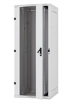 Rack Triton 19'' stojanový, 15U/800x600, prosklené dveře, šedý, typ RT