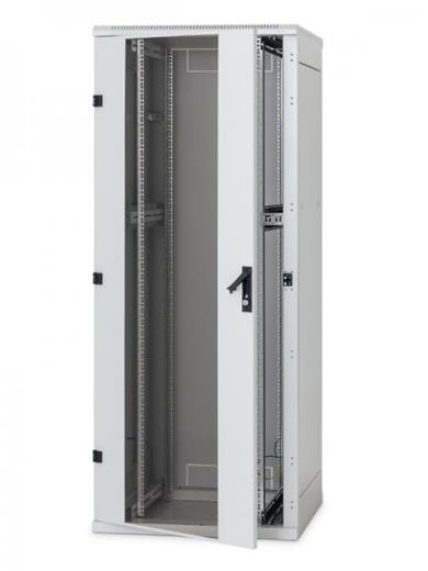 Rack Triton 19'' stojanový 15U/800x600 prosklené dveře, šedý