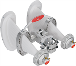 RF elements Asymetrická sektorová Horn Wideband anténa s TwistPortem, 4x4 MIMO, 5/6 GHz, 15dBi, 90°