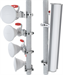 RF elements SH60WB-GO, Symetrická sektorová Horn anténa s TwistPortem, 5/6GHz, 13dBi, 60°