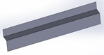 Samozátěžová k-ce JIH 15° - plech pro panel, délka 1.65m