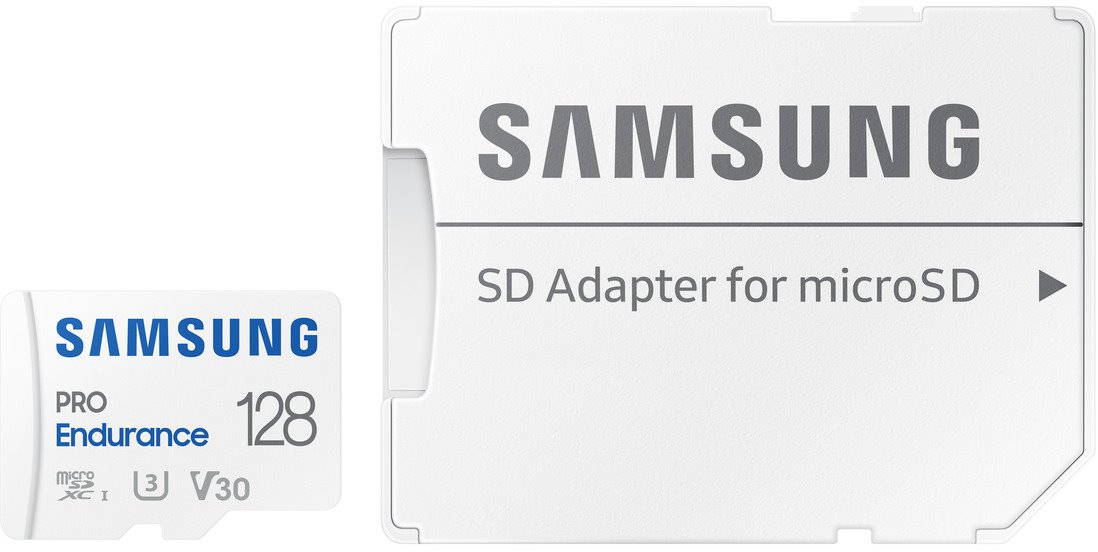 Samsung Micro SDXC 128GB PRO Endurance + USB adaptér