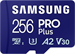 Samsung Micro SDXC 256GB PRO Plus + USB adaptér