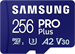Samsung MicroSDXC 256GB PRO Plus + SD adaptér