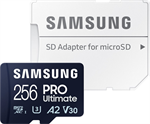 Samsung MicroSDXC 256GB PRO Ultimate + SD adaptér
