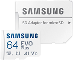 Samsung MicroSDXC 64GB EVO Plus + SD adaptér