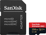 SanDisk Extreme PRO Micro SDXC 256GB + SD adaptér