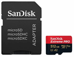 SanDisk Extreme PRO Micro SDXC 512GB + SD adaptér
