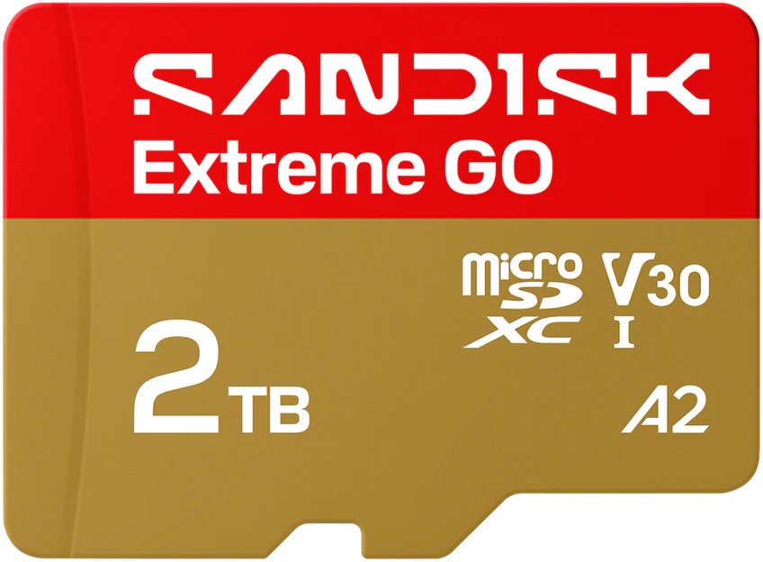 SanDisk Micro SDXC Extreme GO 2TB