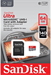SanDisk Micro SDXC Ultra 64GB + SD adaptér