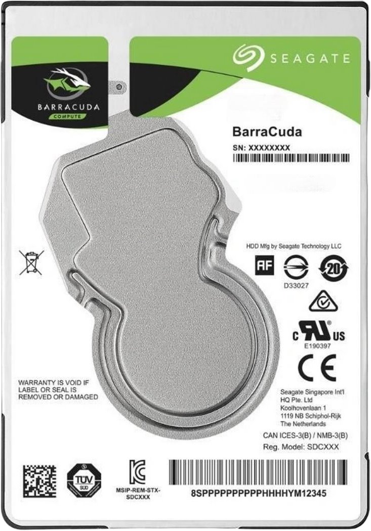Seagate BarraCuda, 2.5", 4TB