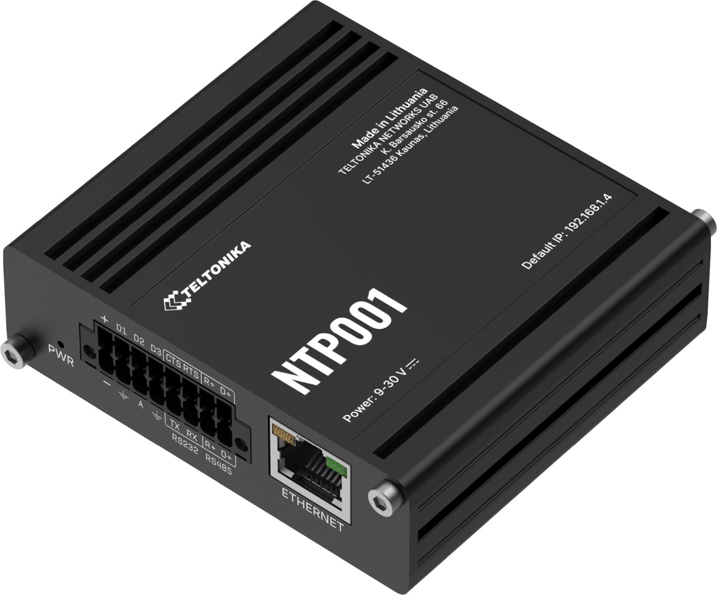 Teltonika NTP001 Průmyslový NTP server, RS232 a RS485