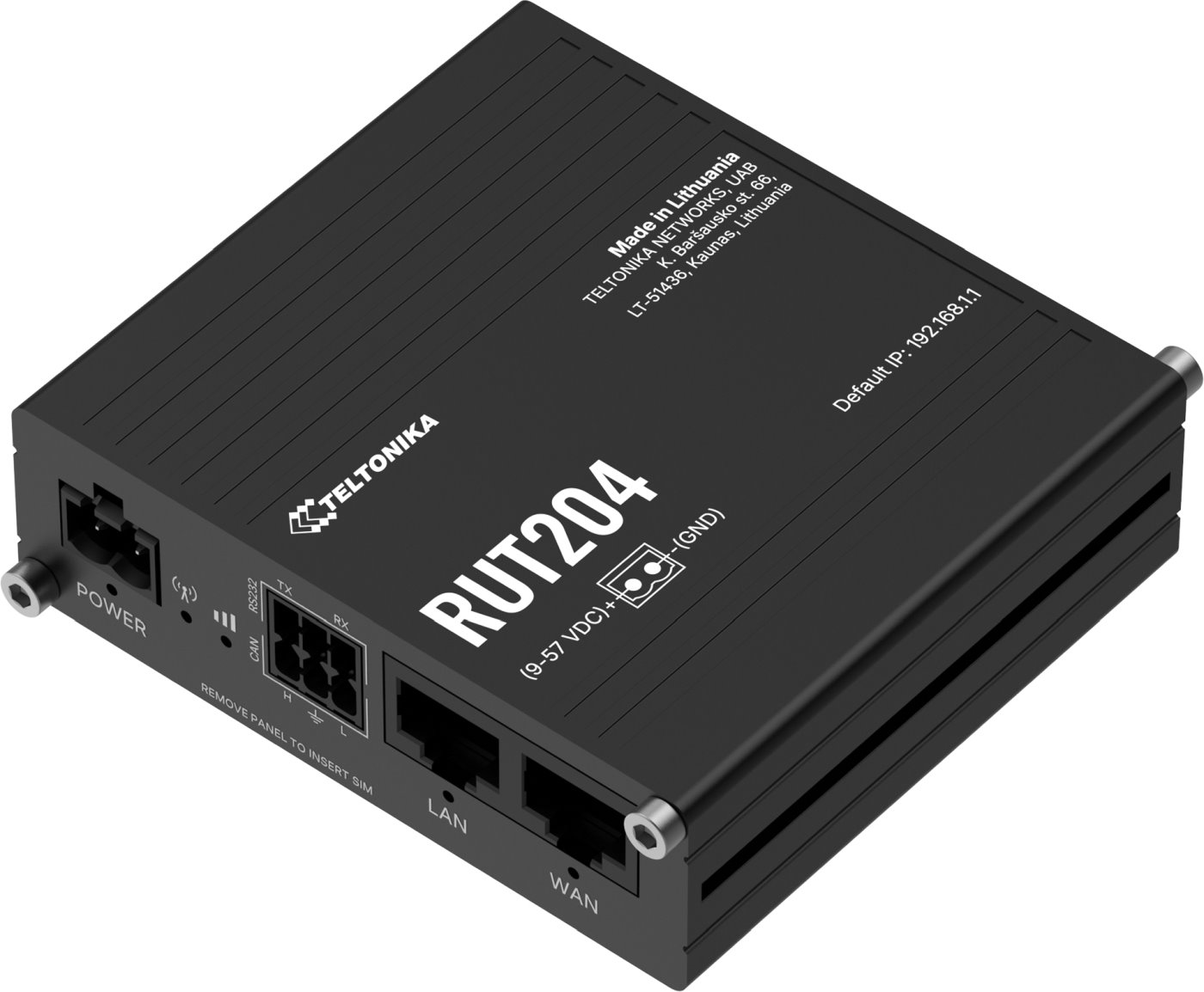 Teltonika RUT204 Průmyslový 4G LTE Wi-Fi Router, RS232, GPS