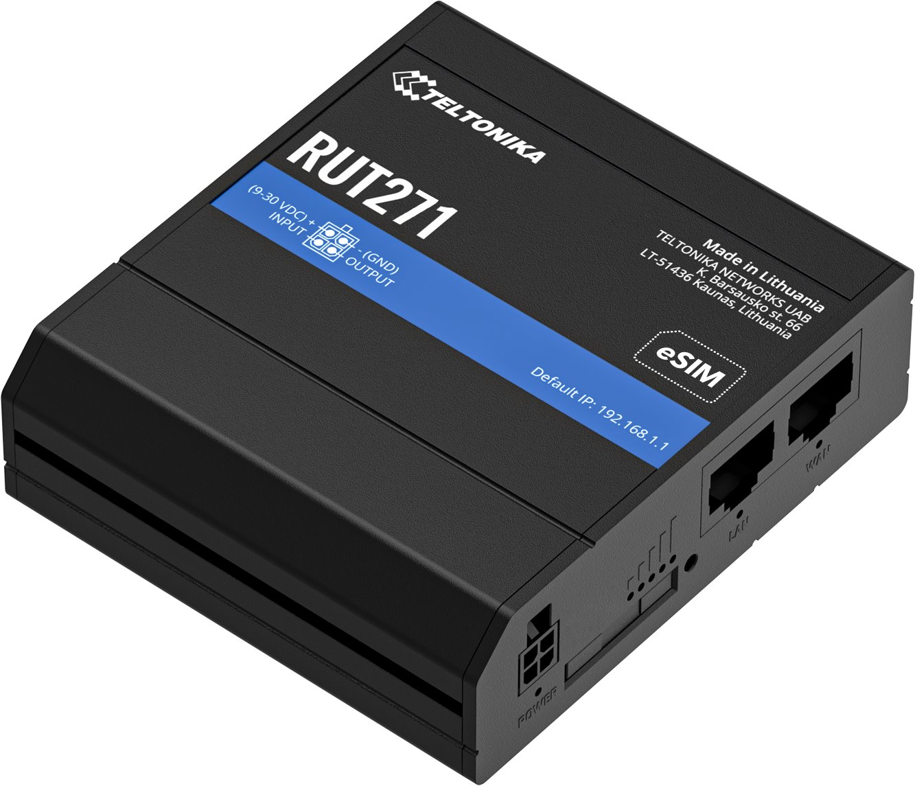 Teltonika RUT271 Průmyslový RedCap 5G Wi-Fi Router