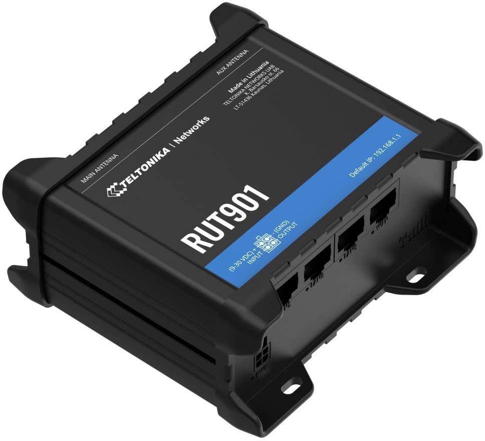 Teltonika RUT901 Průmyslový LTE Wi-Fi Router, eSIM