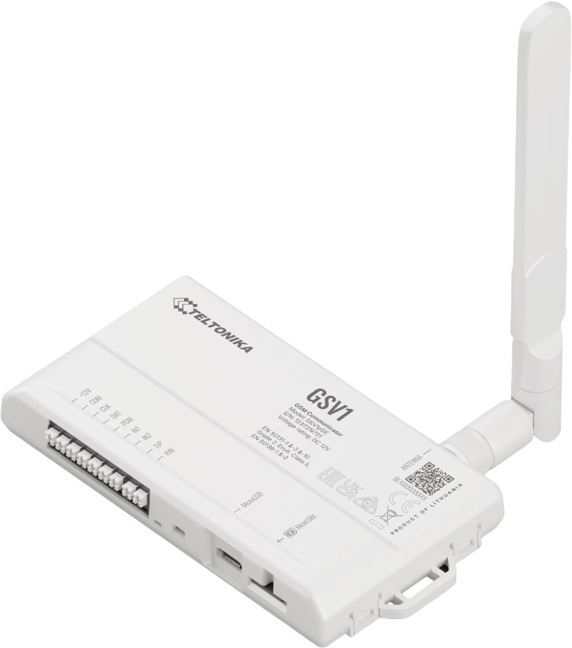 Teltonika Security GSV1pgE, Univerzální komunikační rozhraní pro EZS s 4G Cat 1 a eSIM + 10let eSIM