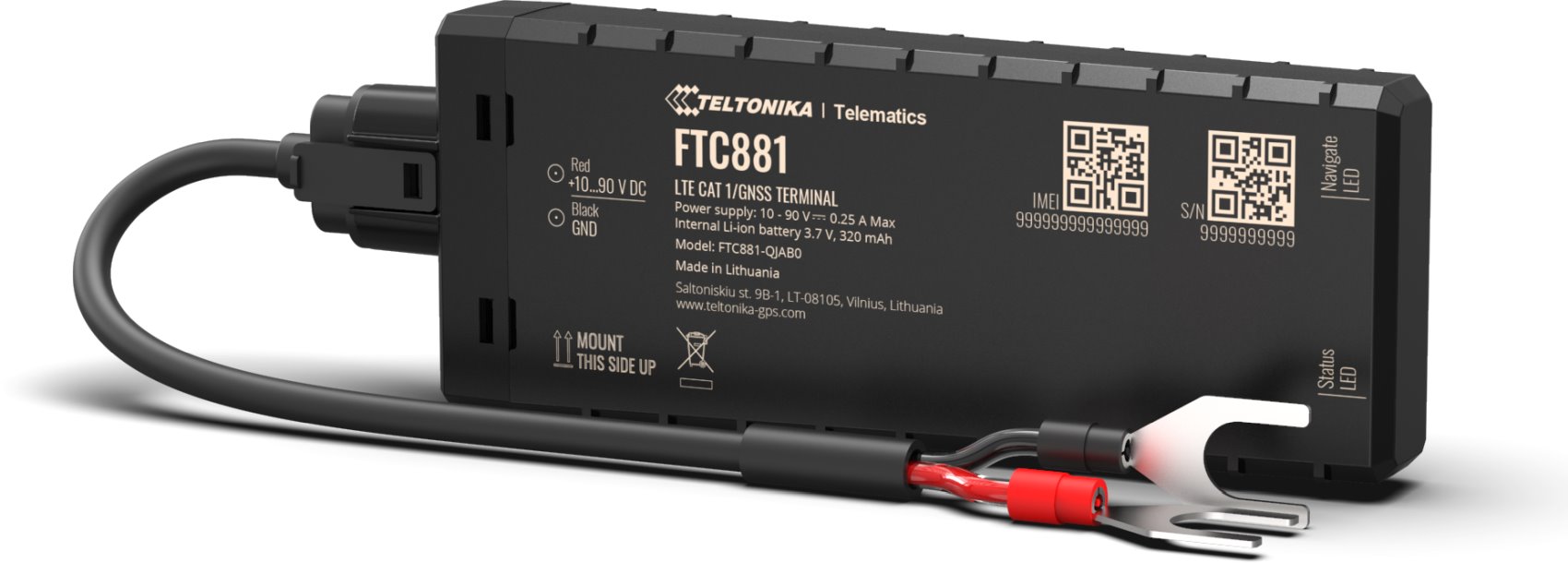 Teltonika Telematics FTC881, Automobilový GPS tracker s 4G LTE Cat 1