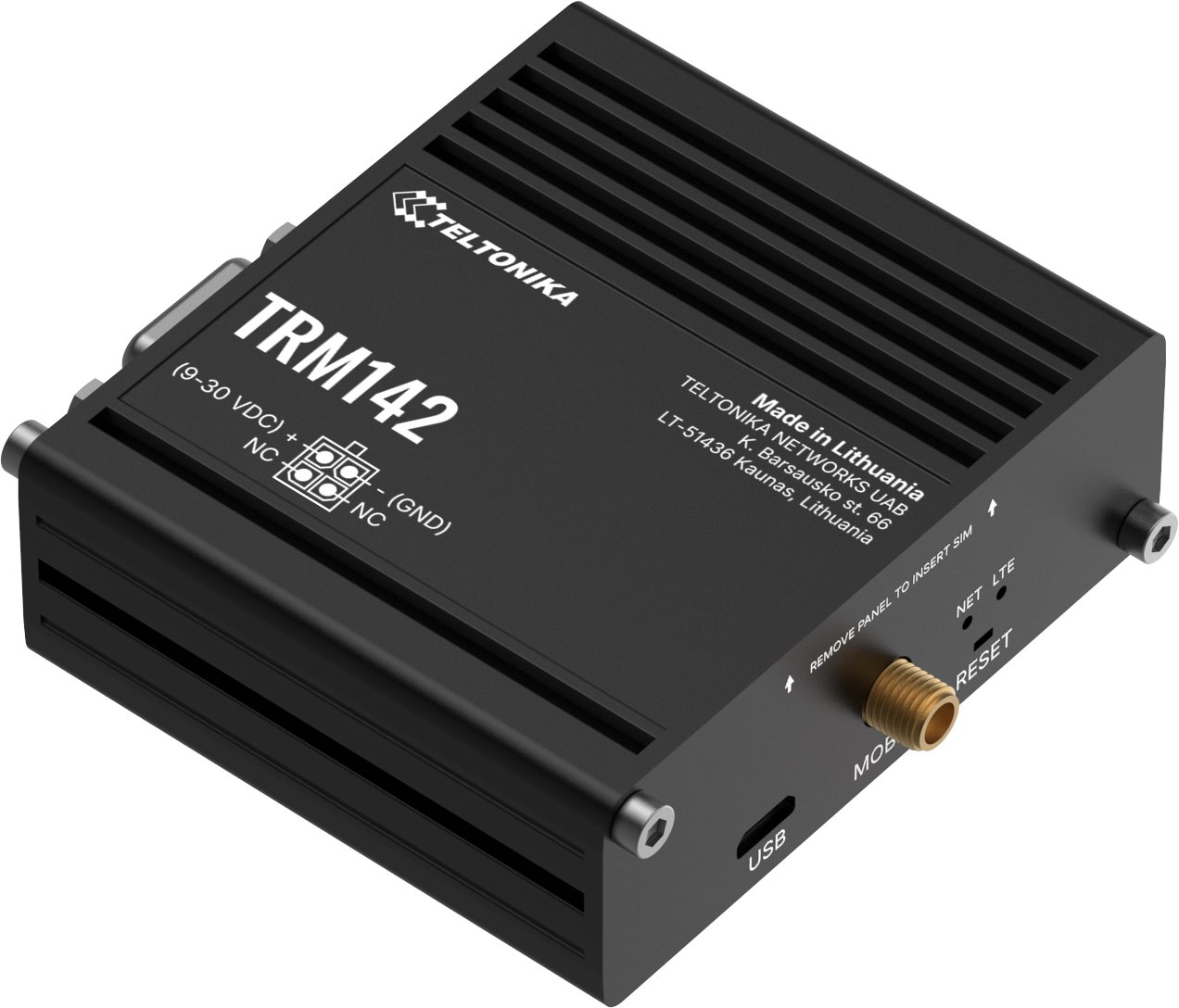 Teltonika TRM142 Průmyslový 4G modem, RS232