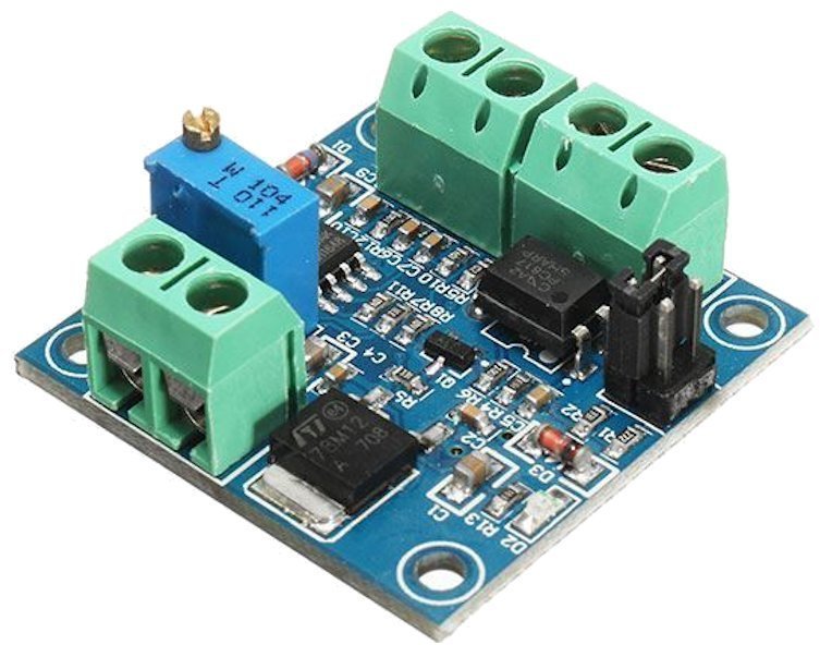Tinycontrol Převodník PWM signálu na analogové napětí 0-10V pro řízení SSR relé