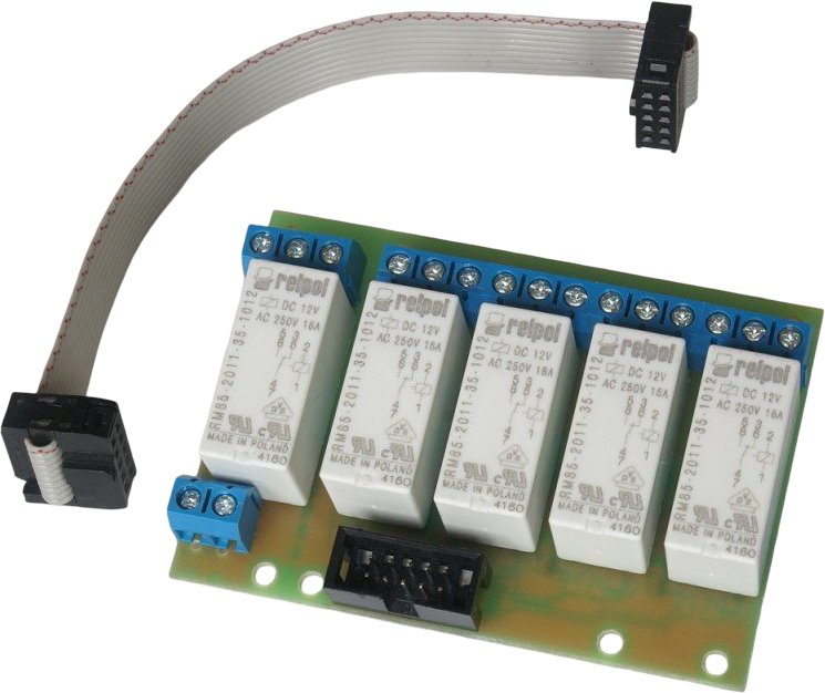 Tinycontrol Rozšiřující modul 5x relé 250VAC/16A pro LAN controller LK3
