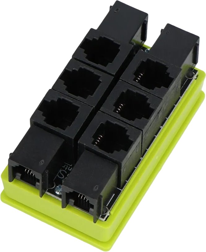 Tinycontrol Splitter 8x RJ12 pro DS18B20 a AM2320