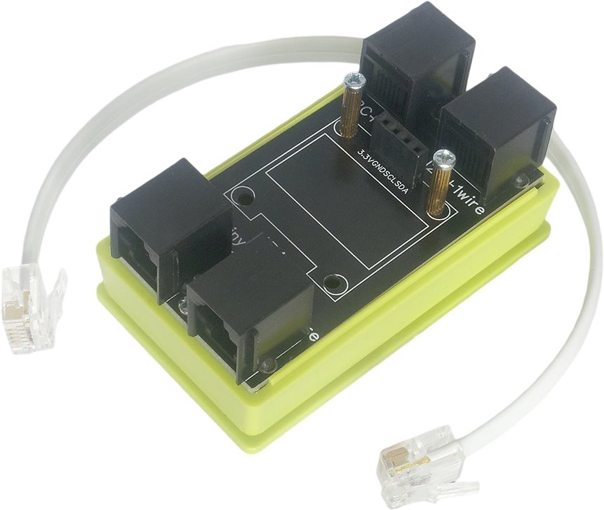 Tinycontrol tB4 Rozšiřující deska s 1wire a 4x RJ12 pro LAN controller LK3 a LK4