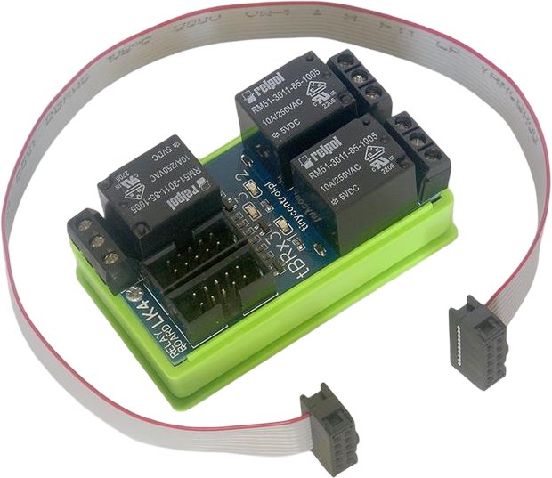 Tinycontrol tBRx3 Rozšiřující deska 3x relé 10A pro LAN controller LK4