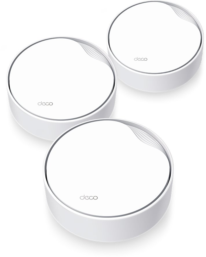 TP-Link Deco X50-PoE, Meshový Wi-Fi 6 systém s PoE, 3 pack